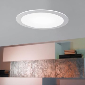 Eglo 94064 - LED димируемо вградено осветително тяло FUEVA 1 LED/16,47W/230V Ø 22,5 cm