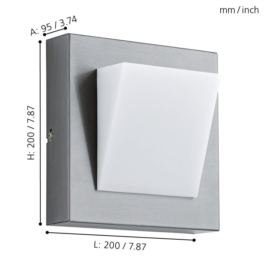 Eglo 94114 - LED външно осветление GALARY 1 LED/3,7W/230V IP44