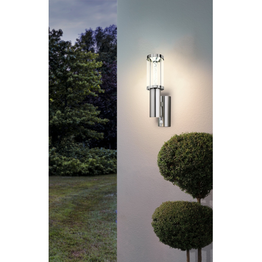 Eglo - LED Екстериорно осветление на сензор  1xGU10/3W + 1xLED/3,7W IP44