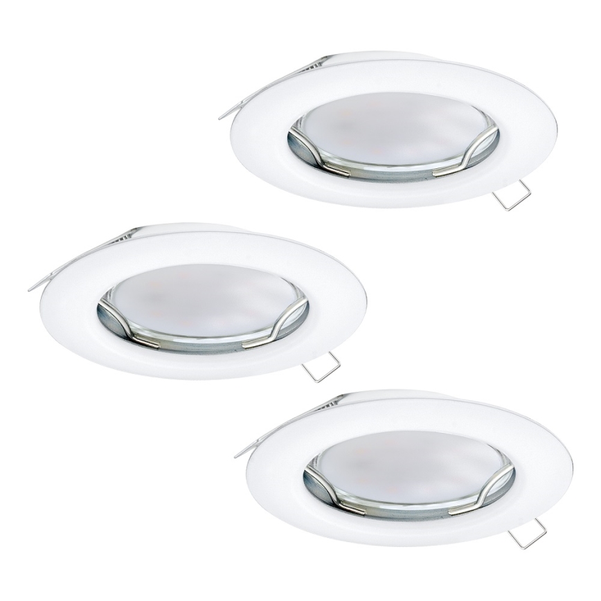 Eglo - Комплект 3x LED Осветление за окачен таван PENETO 3xGU10-LED/3W/230V