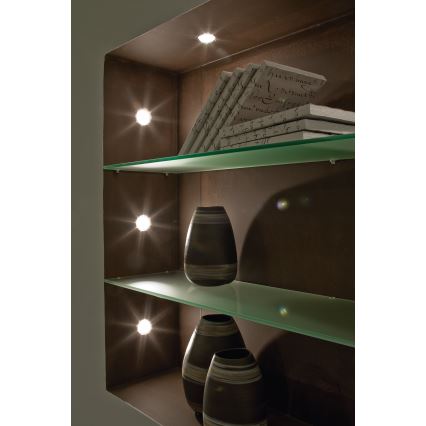 Eglo - Комплект 3x LED вградени таванни осветителни тела PENETO 1xGU10-LED/3W/230V