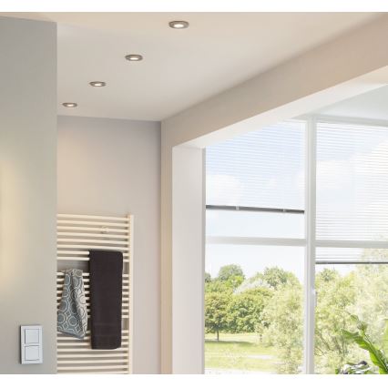 Eglo - КОМПЛЕКТ 3x LED вградено осветително тяло PENETO 1xGU10-LED/3W/230V