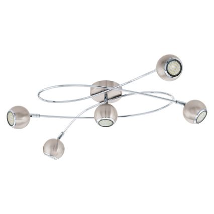 Eglo - LED Прожектор, луна 5xGU10-LED/3W/230V