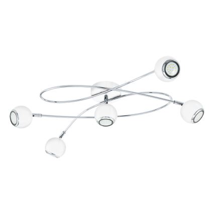 Eglo - LED Точково осветително тяло 5xGU10-LED/3W/230V