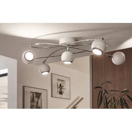Eglo - LED Точково осветително тяло 5xGU10-LED/3W/230V