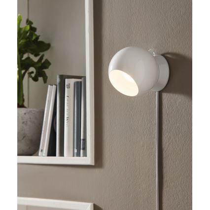 Eglo - LED настолна/стенна лампа 1xGU10/2,8W/230V бяла
