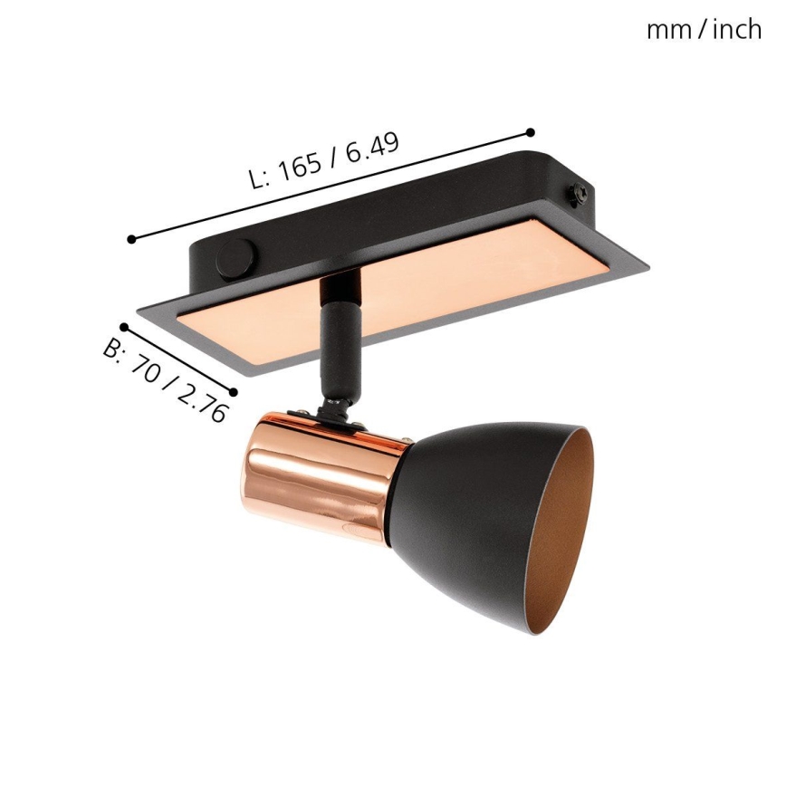 Eglo - LED Точково осветително тяло  1xGU10/3,3W/230V