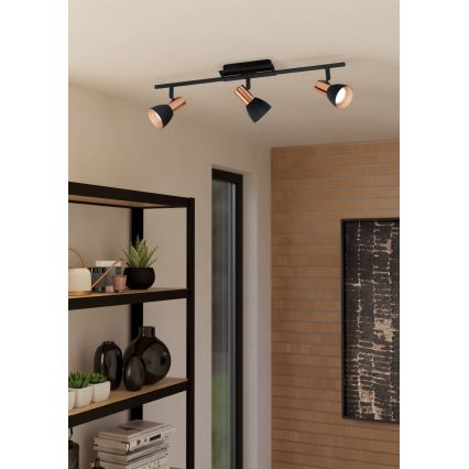 Eglo - LED Точково осветително тяло  3xGU10/3,3W/230V