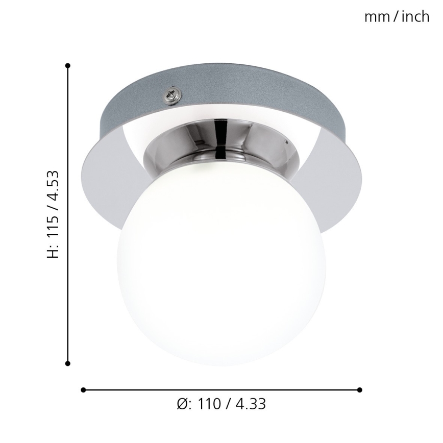 Eglo - LED осветително тяло за баня LED/3,3W/230V IP44