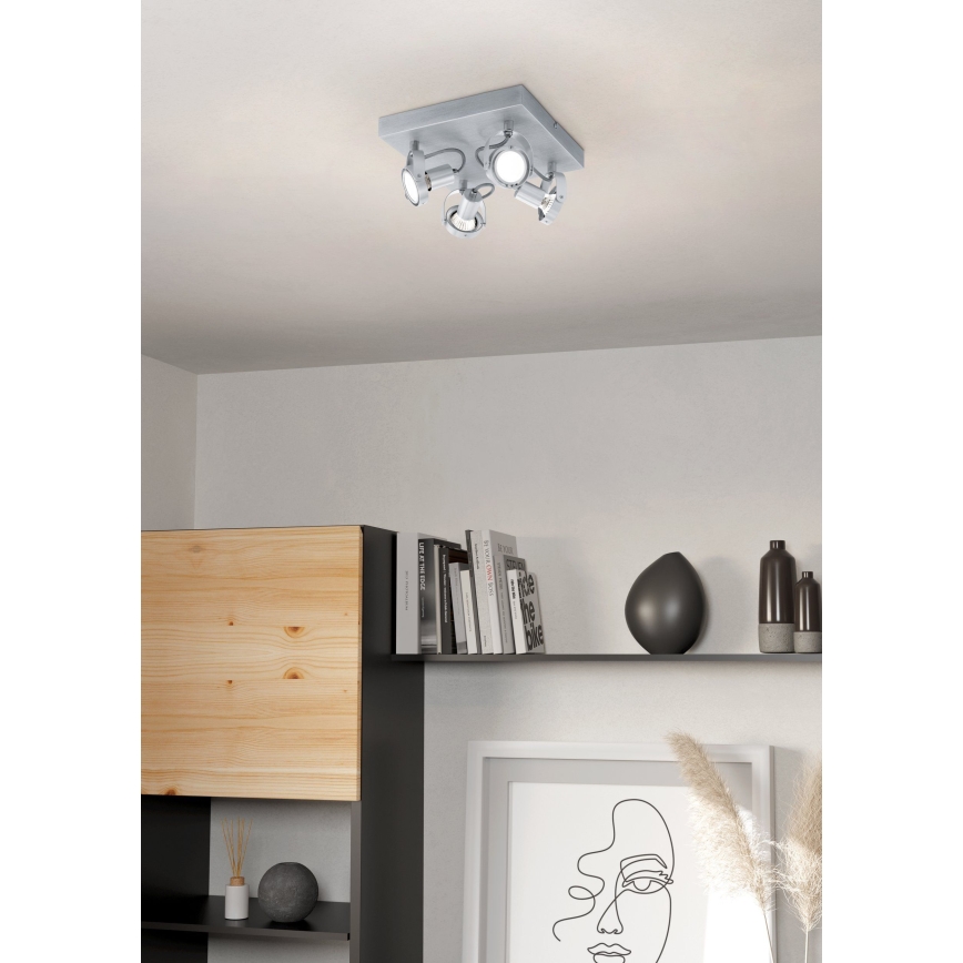 Eglo 94645 - LED Точково осветително тяло NOVORIO 4xGU10-LED/5W/230V