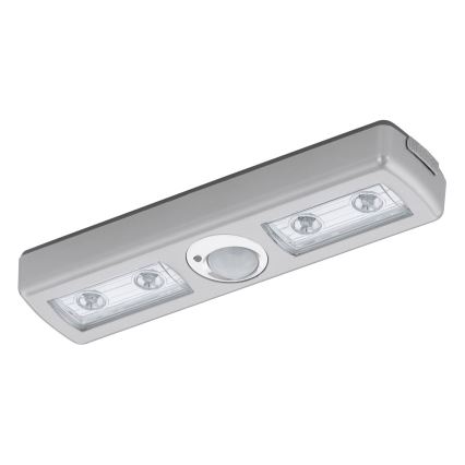 Eglo - LED Лампа за ориентация със сензор 4xLED/3xAAA