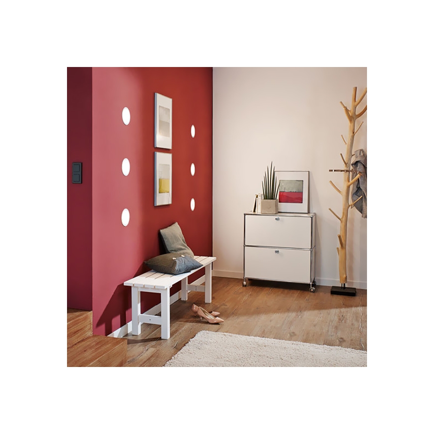 Eglo - Комплект 3x вградени LED осветителни тела FUEVA 1 1xLED/2,7W/230V диам. 8,5 см