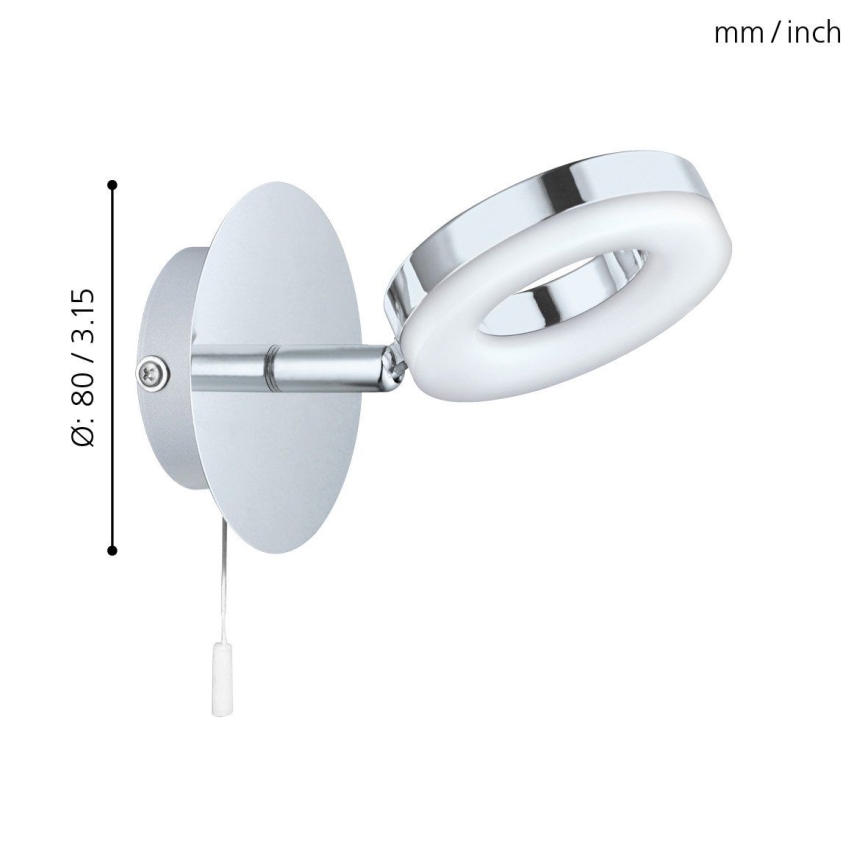 Eglo 94756 - LED За баня лампа GONARO 1xLED/3,8W/230V IP44