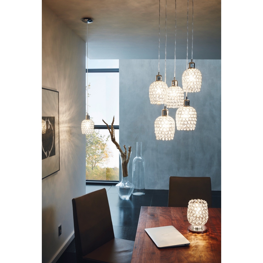 Eglo 94898 - Полилей на кабел BONARES 1 5xE27/60W/230V