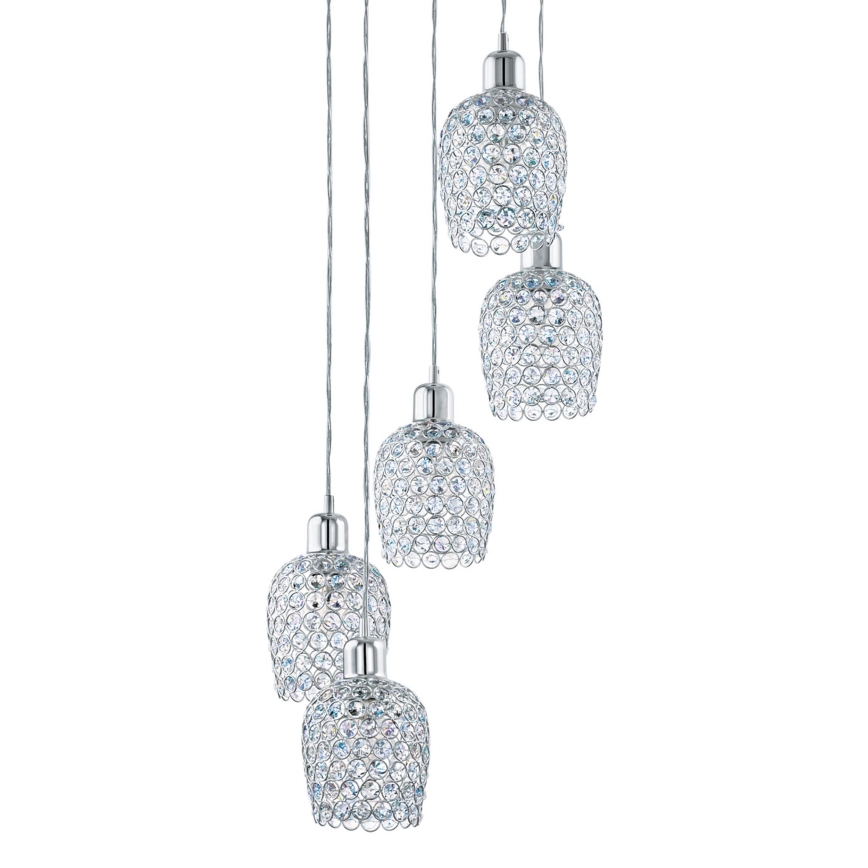 Eglo 94898 - Полилей на кабел BONARES 1 5xE27/60W/230V