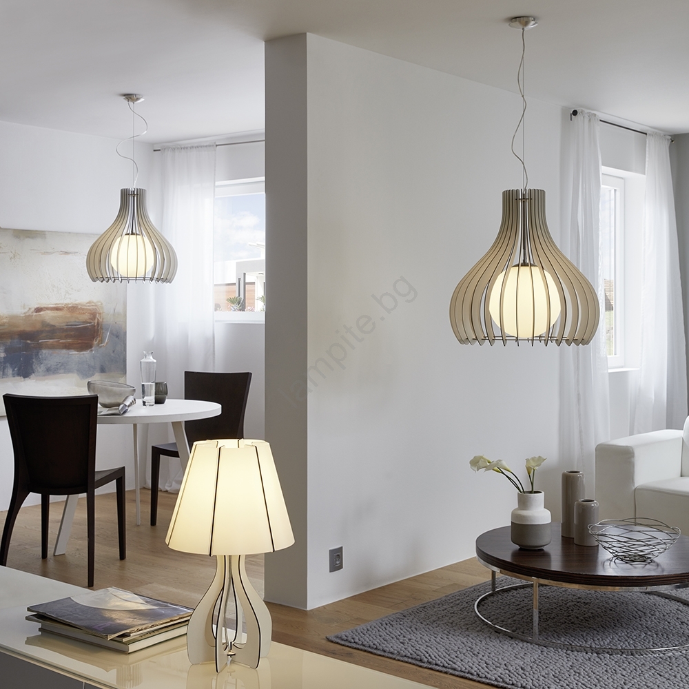 Eglo 94947 - Настолна лампа COSSANO 1xE27/60W/230V | Lampite