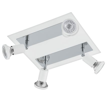 Eglo 94962 - LED Точково осветително тяло SARRIA 4xGU10-LED/5W/230V