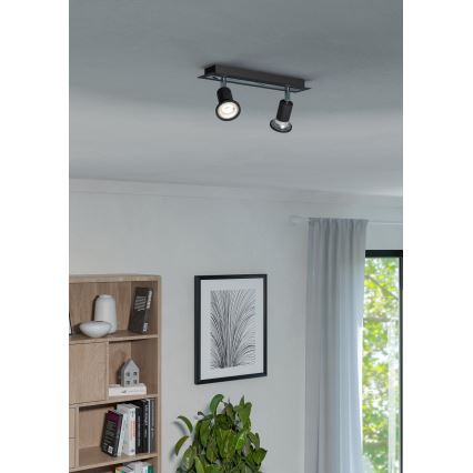 Eglo 94964 - LED Точково осветително тяло SARRIA 2xGU10-LED/5W/230V