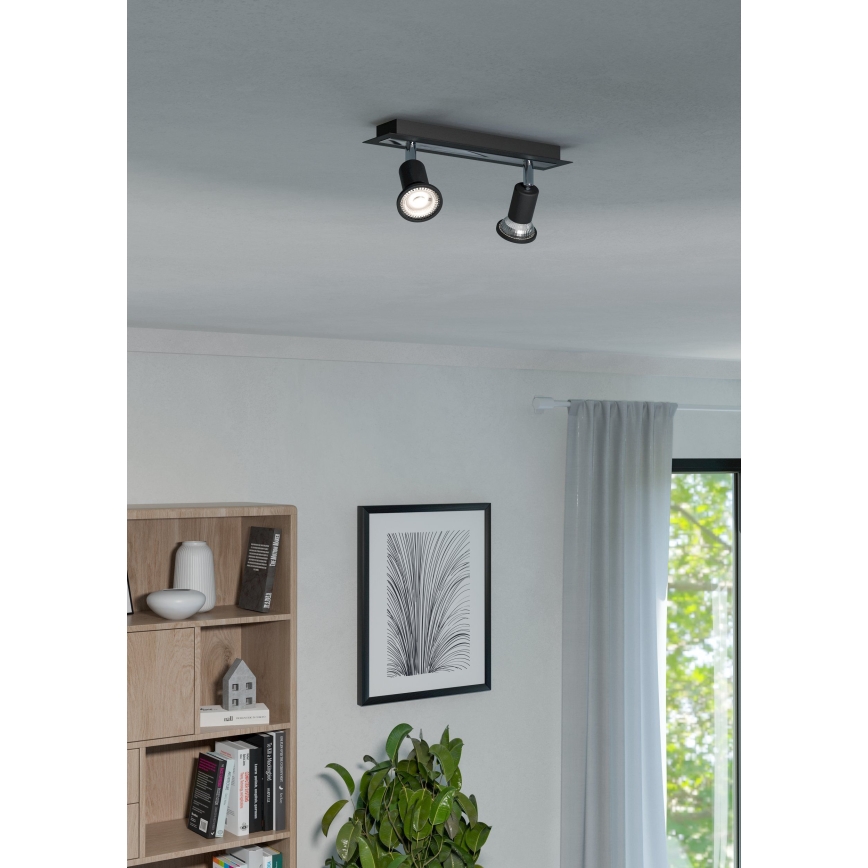 Eglo 94964 - LED Точково осветително тяло SARRIA 2xGU10-LED/5W/230V