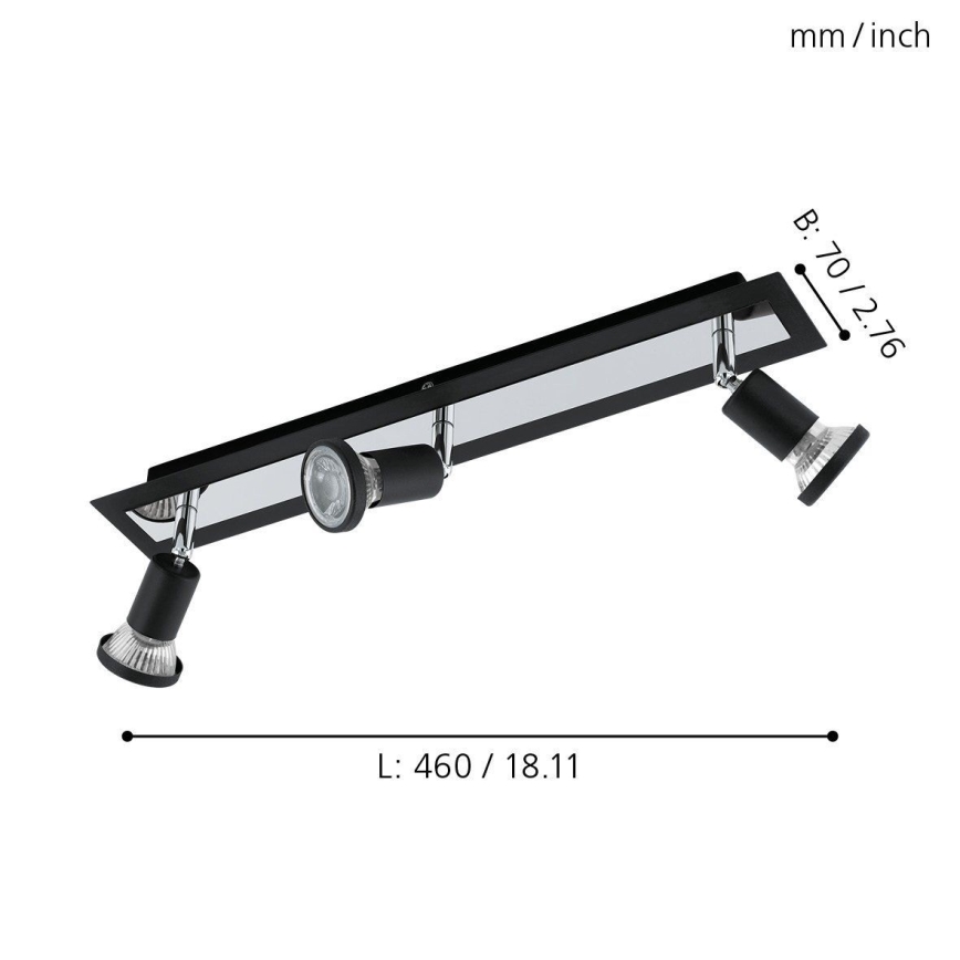 Eglo 94965 - LED Точково осветително тяло SARRIA 3xGU10-LED/5W/230V