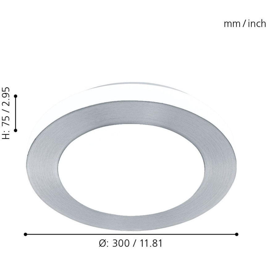 Eglo - LED лампа за баня LED 1xLED/11W/230V IP44