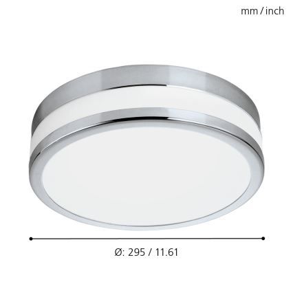 Eglo - LED лампа за баня LED 1xLED/24W/230V IP44