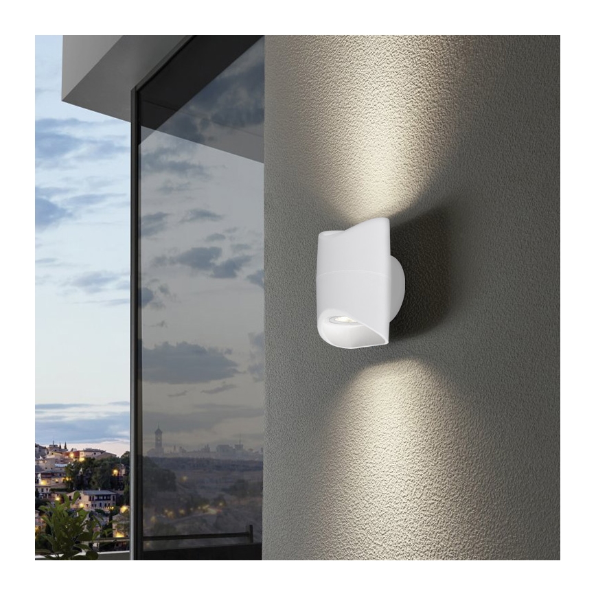 Eglo 95075 - Външна, настенна лампа ABRANTES 2xLED/6W/230V IP44