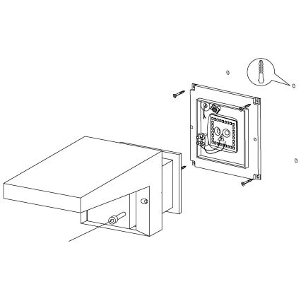 Eglo - Екстериорна Стенна лампа LED/10W/230V IP54