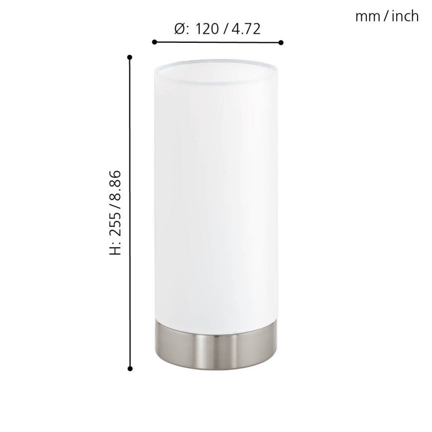 Eglo - Димируема настолна лампа 1xE27/40W/230V