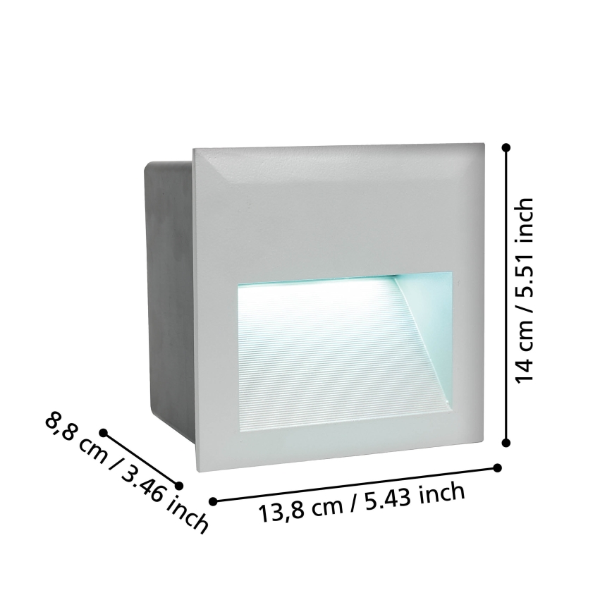 Eglo - LED Екстериорна лампа за ориентация 1xLED/3,7W/230V IP65