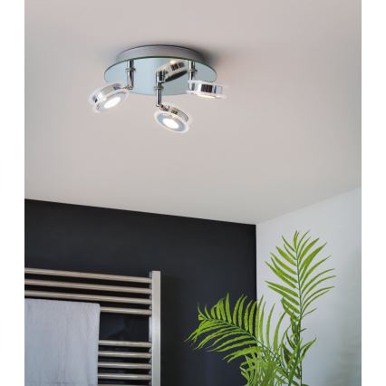 Eglo 95279 - LED Точкова За баня лампа AGUEDA 3xLED/3,3W/230V IP44