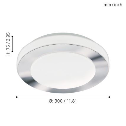 Eglo - LED осветително тяло за баня LED/11W/230V IP44