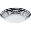 Eglo 95291 - LED таванен плафон MAGITTA LED/16W/230V Ø 31,5 см, черен/бял