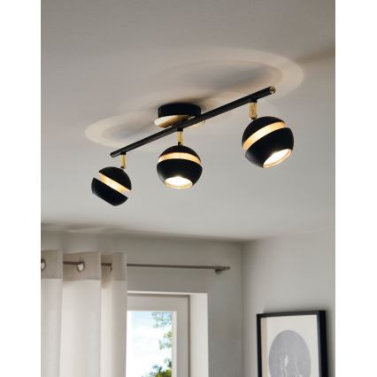 Eglo - LED Точково осветително тяло 3xGU10-LED/4W/230V