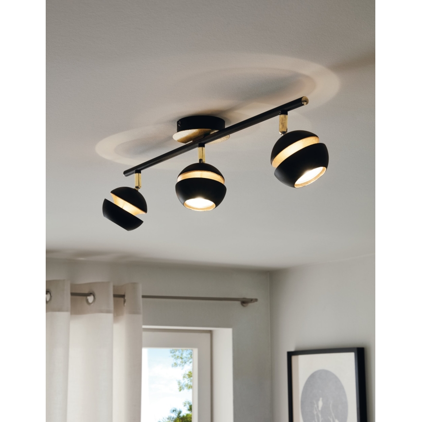 Eglo - LED Точково осветително тяло 3xGU10-LED/4W/230V