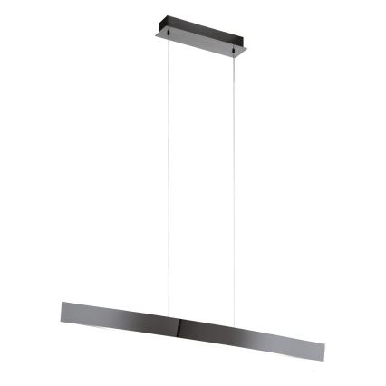Eglo 95549 - Димируема LED висяща лампа на кабел FORNES-S LED/24W/230V 2700-6500K черен хром
