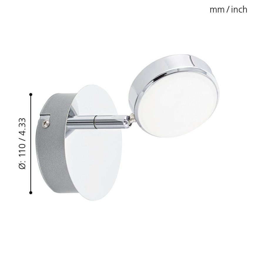 Eglo - LED Точково осветително тяло 1xLED/5,4W/230V