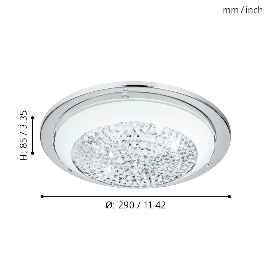 Eglo 95639 - LED вградено таванно осветително тяло ACOLLA 3xLED/3,6W/230V