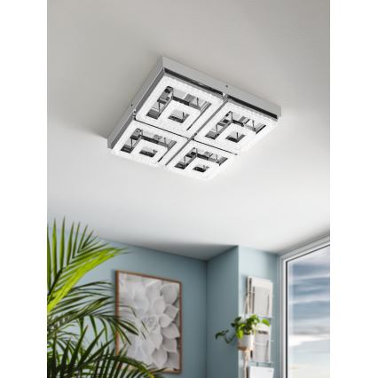 Eglo - LED Кристална Лампа за таван LED/48W/230V