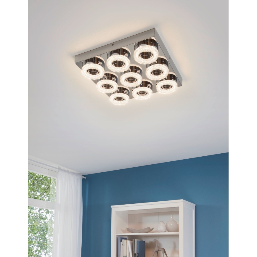 Eglo 95665 - LED таванно осветително тяло FRADELO 9xLED/4W/230V
