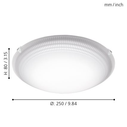 Eglo - LED Лампа за таван LED/8,2W/230V