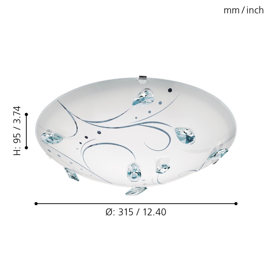 Eglo - LED Лампа за таван LED/16W/230V
