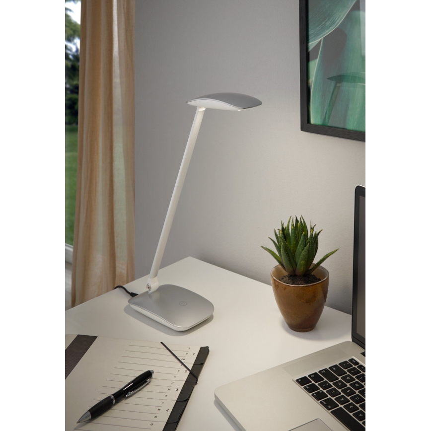 Eglo - LED Димируема Настолна лампа 1xLED/4,5W/USB