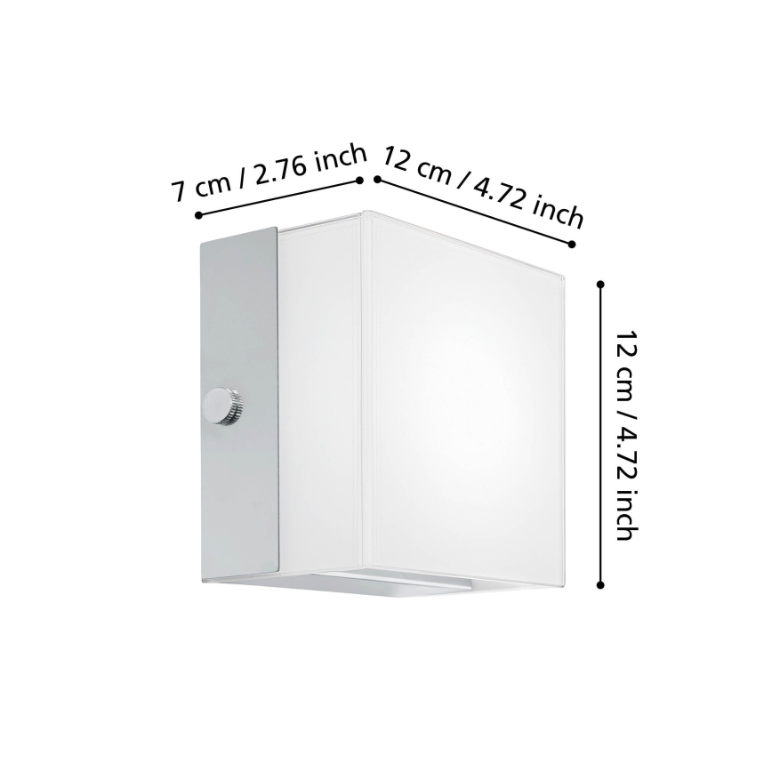 Eglo 95747 - LED стенен аплик ALEA 2 LED/3,7W/230V