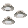 Eglo 95809 - К-кт 3x LED лампа за окачен таван PINEDA 1xLED/6W/230V