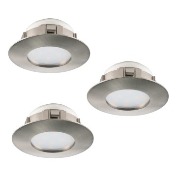 Eglo 95809 - К-кт 3x LED лампа за окачен таван PINEDA 1xLED/6W/230V