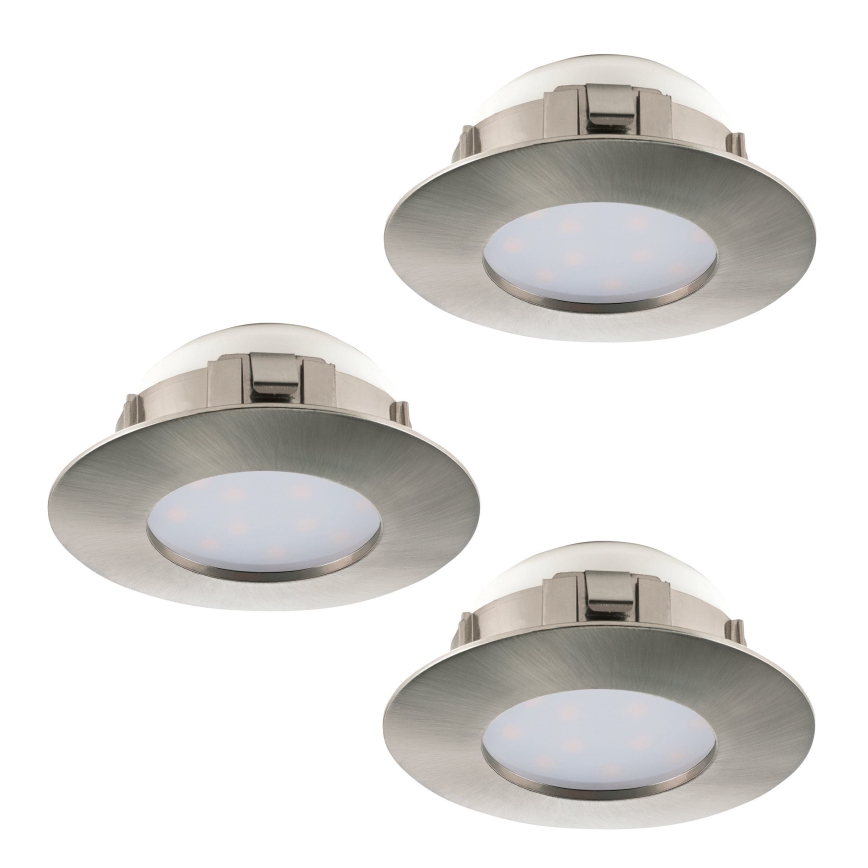 Eglo - Комплект 3x LED Осветление за окачен таван PINEDA 1xLED/6W/230V