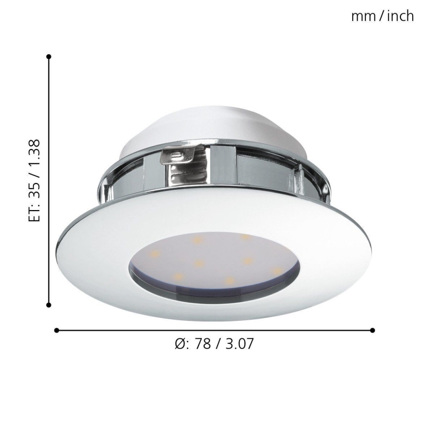Eglo - LED Осветление за окачен таван 1xLED/4,9W/230V
