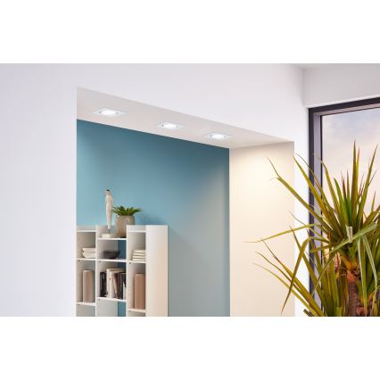 Eglo - Комплект от 3 вградени LED осветителни тела PINEDA LED/4,9W/230V