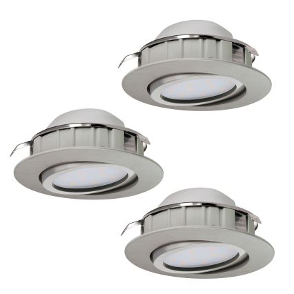 Eglo - Комплект 3x LED Осветление за окачен таван PINEDA 1xLED/4,9W/230V